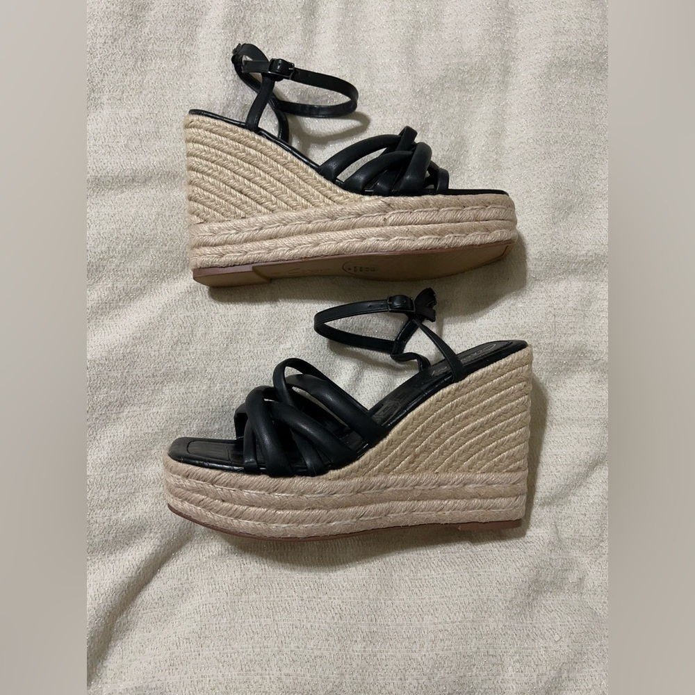 Criss Cross lightweight Platform Sandals - Circus NY by Sam Edelman-Blk 9.5 - Picture 3 of 9